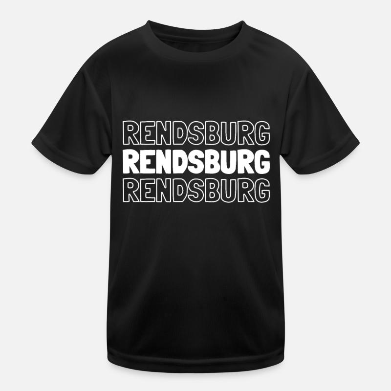 Deutsche Stadt Rendsburg Schleswigholstein Kinder Funktions-T-Shirt