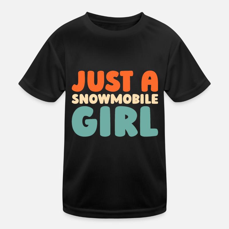 Snowmobile Snowmobile Kids Functional T-Shirt