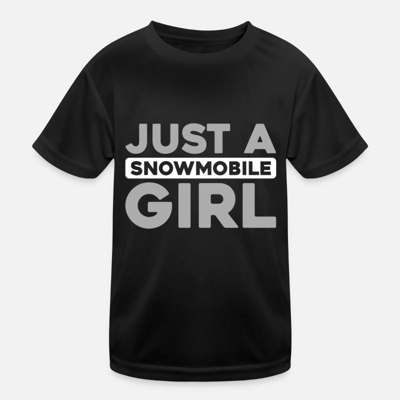 Snowmobile Snowmobile Kids Functional T-Shirt