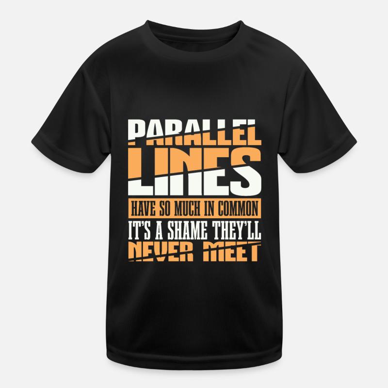 Mathe Mathematik Lustig Math Drôle Jeu de mots T-shirt sport Enfant