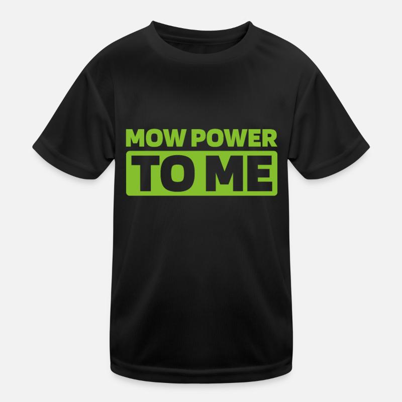 Rasenmäher Mähen Kinder Funktions-T-Shirt