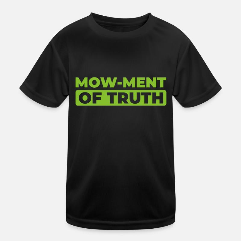 Lawn mower mowing Kids Functional T-Shirt