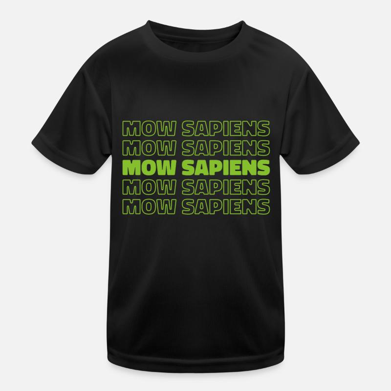 Lawn mower mowing Kids Functional T-Shirt
