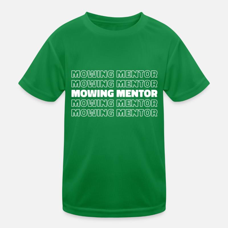 Rasenmäher Mähen Kinder Funktions-T-Shirt