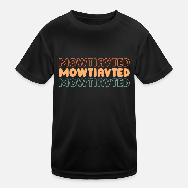 Rasenmäher Mähen Kinder Funktions-T-Shirt
