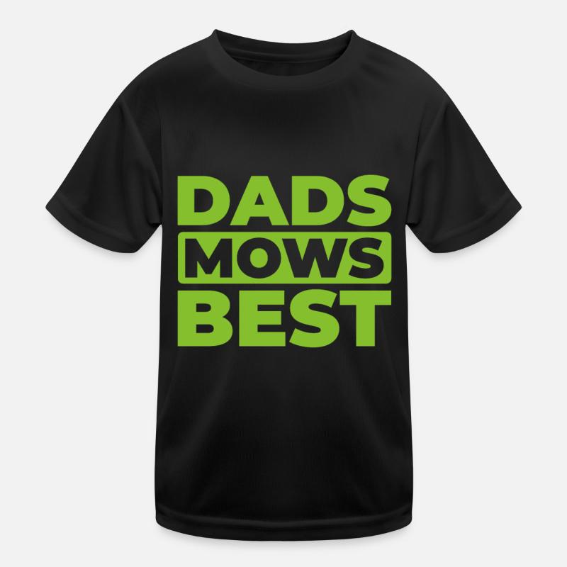 Lawn mower mowing Kids Functional T-Shirt