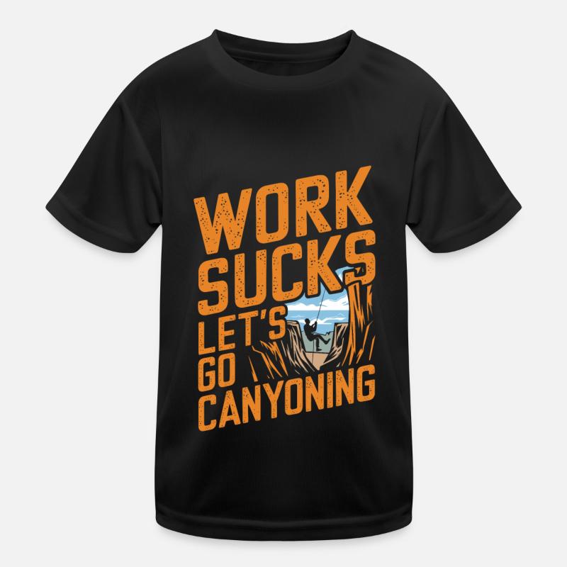 Canyoning : descente en rappel T-shirt sport Enfant