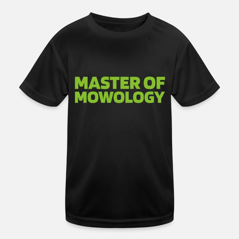 Lawn mower mowing Kids Functional T-Shirt