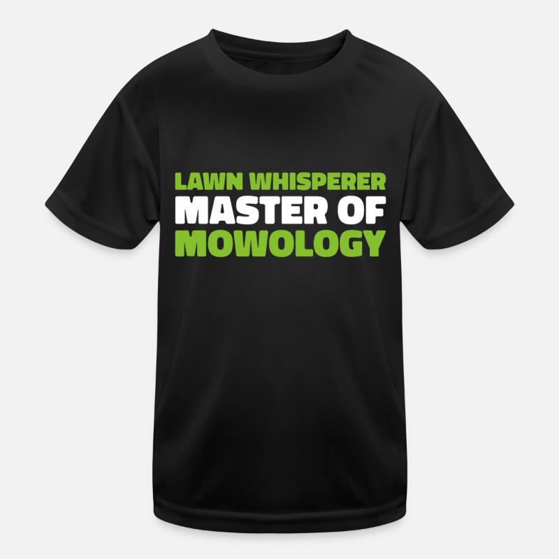 Lawn mower mowing Kids Functional T-Shirt