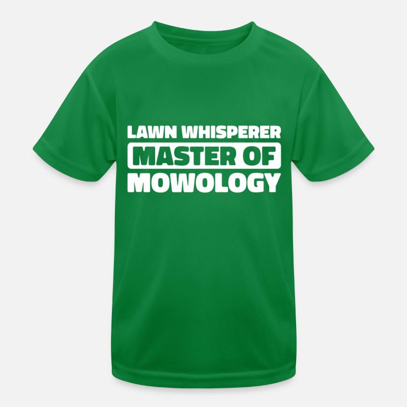Rasenmäher Mähen Kinder Funktions-T-Shirt