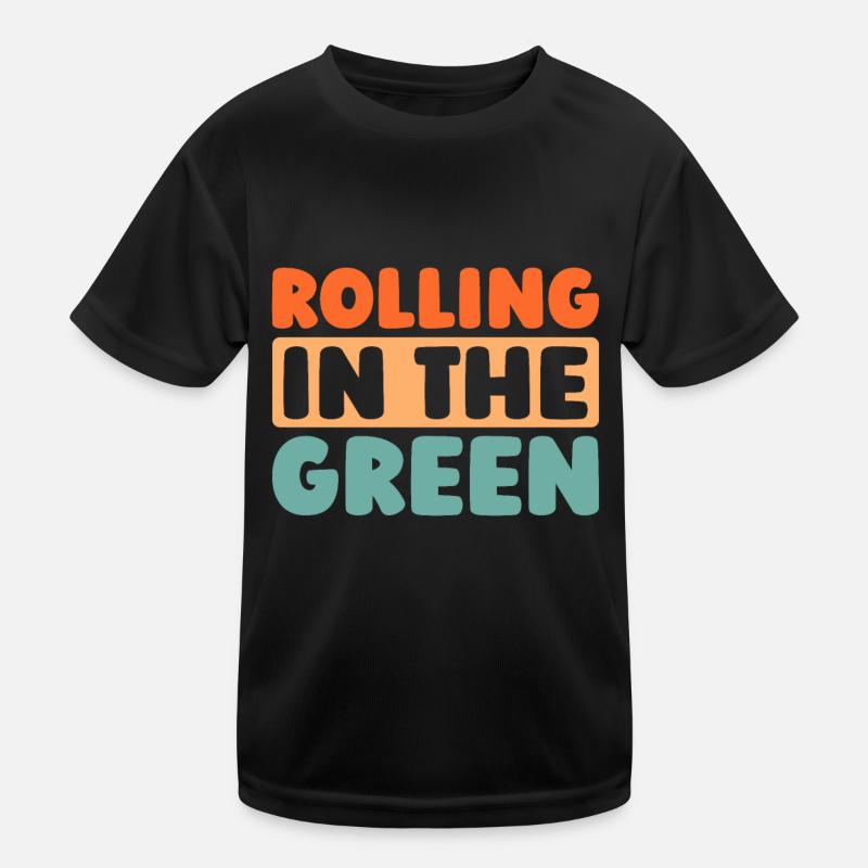 Lawn mower mowing Kids Functional T-Shirt