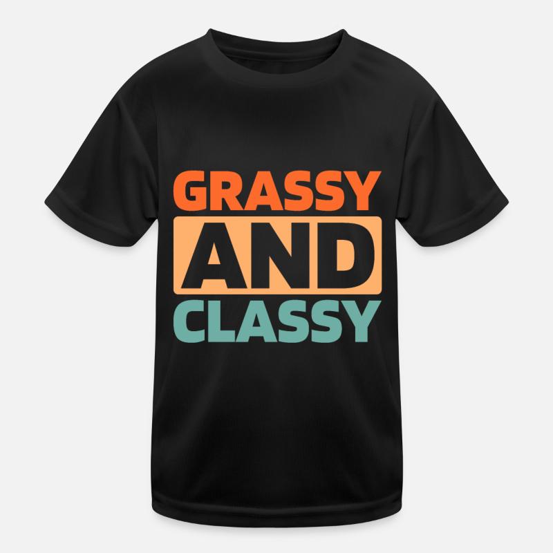 Lawn mower mowing Kids Functional T-Shirt