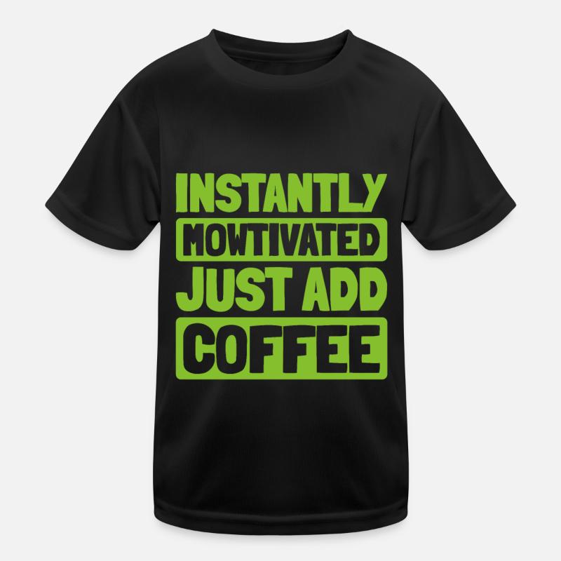 Lawn mower mowing Kids Functional T-Shirt