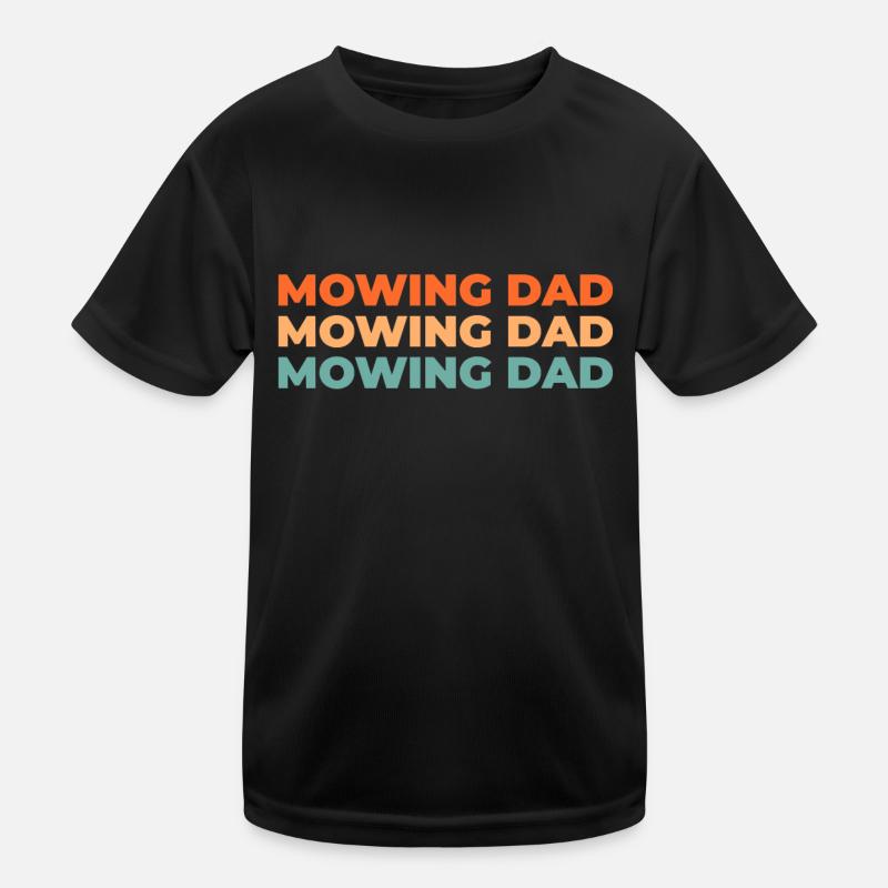 Rasenmäher Mähen Kinder Funktions-T-Shirt