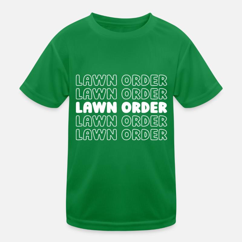 Rasenmäher Mähen Kinder Funktions-T-Shirt