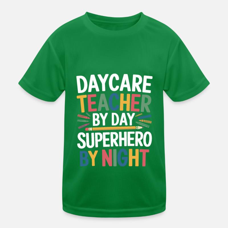 Erzieherin Kindergärtnerin Tagesmutter Kinder Funktions-T-Shirt