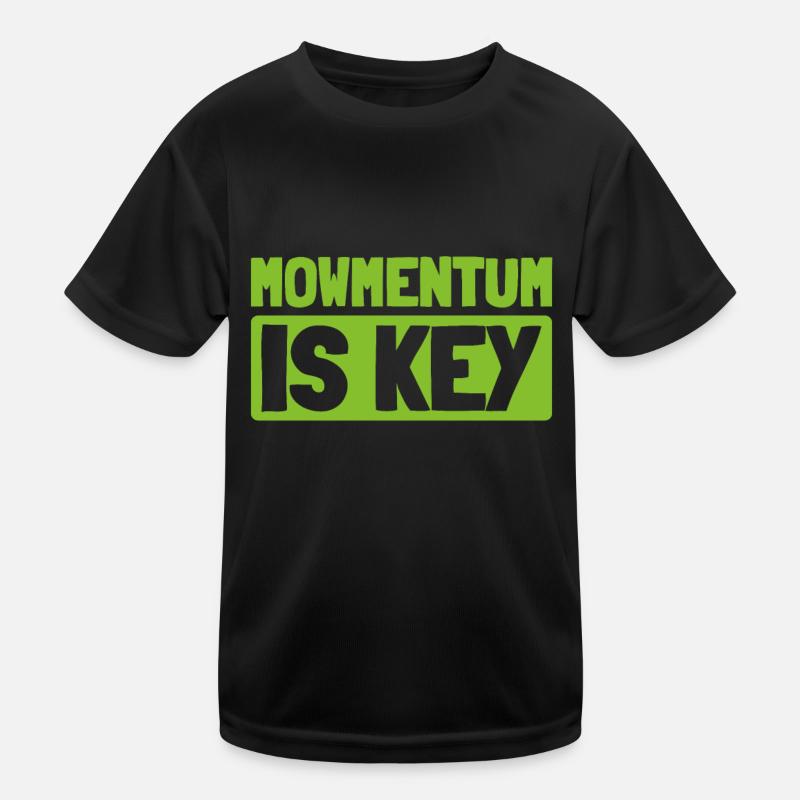 Lawn mower mowing Kids Functional T-Shirt