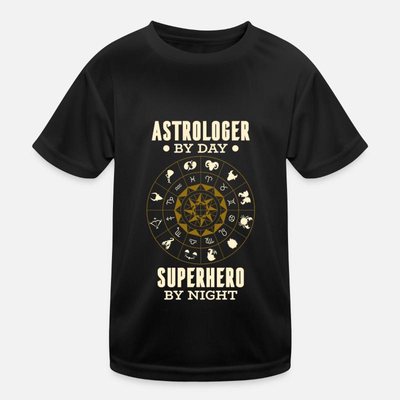 Astrology Astrologer Kids Functional T-Shirt