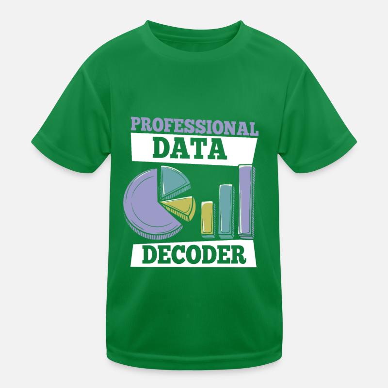 Analyste de données en science des données T-shirt sport Enfant