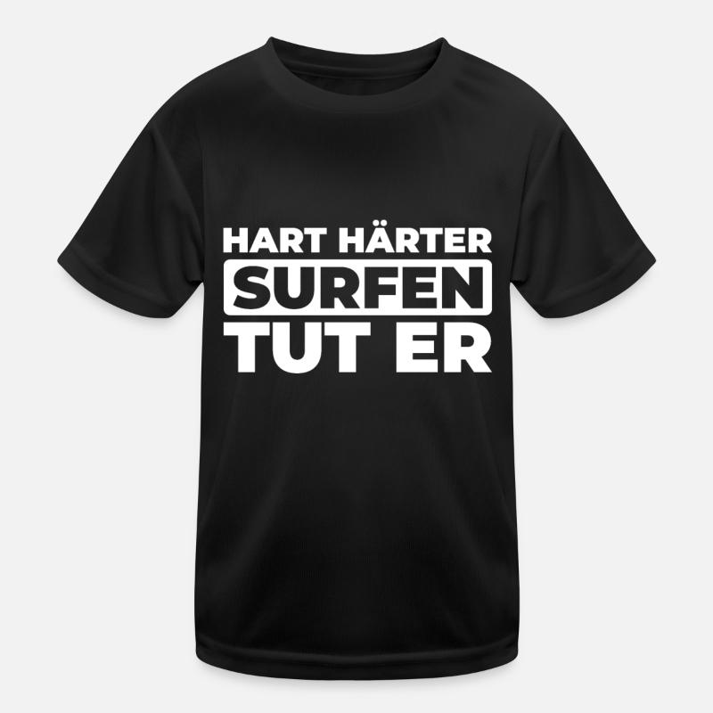 Surfer Surfen Kinder Funktions-T-Shirt