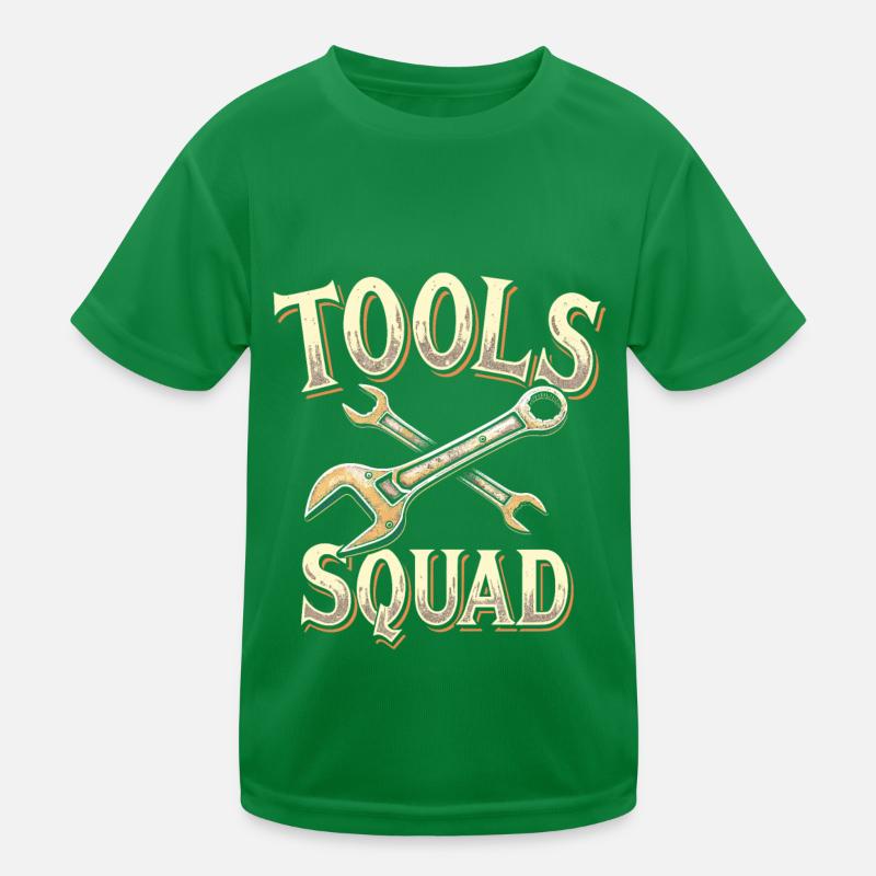 Monteur Kader Kinder Funktions-T-Shirt