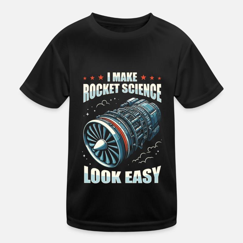 Raumfahrtingenieur Kinder Funktions-T-Shirt