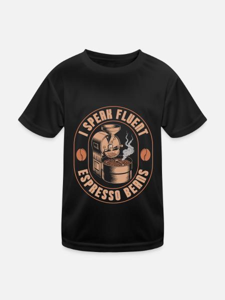Coffee roasters - Kids Functional T-Shirt - black - Front