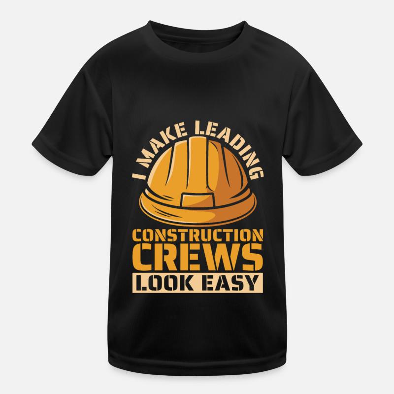 Construction foreman Kids Functional T-Shirt