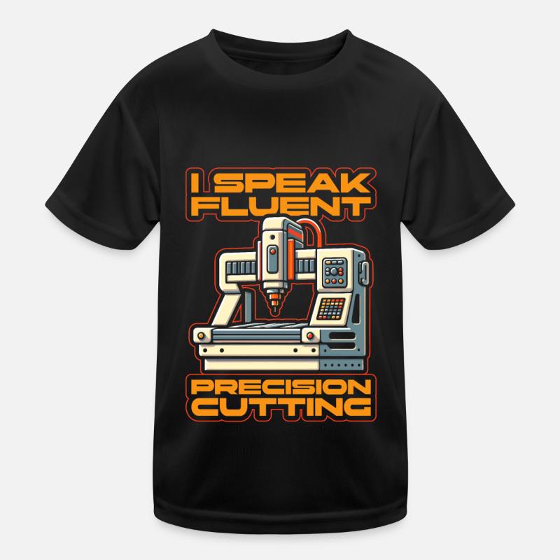 CNC Router Kids Functional T-Shirt