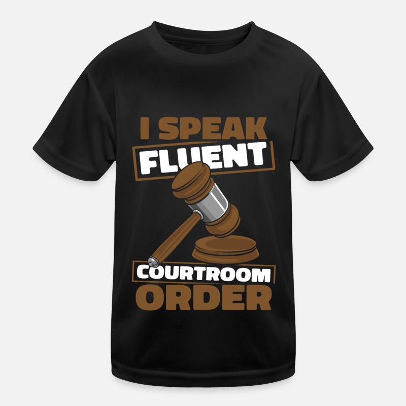 Gerichtsvollzieher Kinder Funktions-T-Shirt