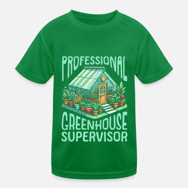 Gewächshausmanager Kinder Funktions-T-Shirt