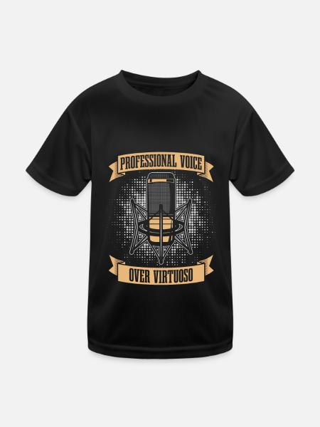 Announcer - Kids Functional T-Shirt - black - Front