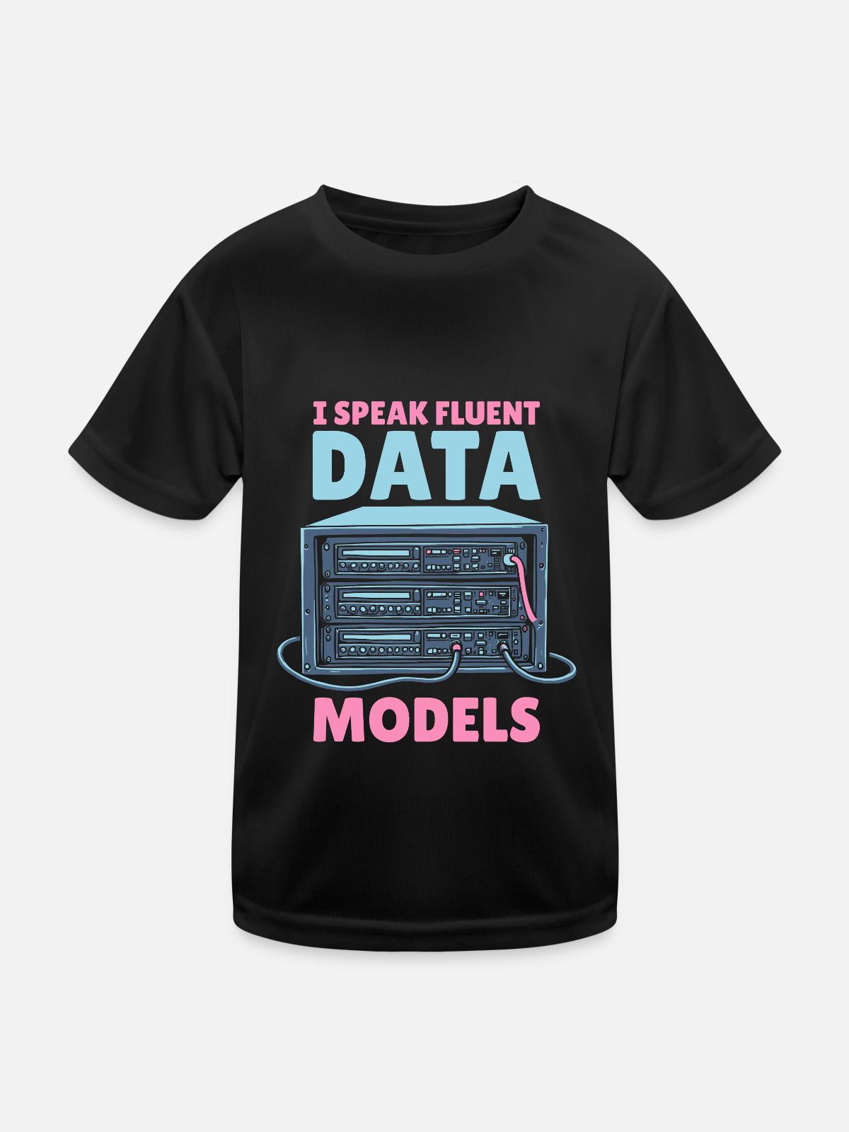Database Architect - Kids Functional T-Shirt - black - Front