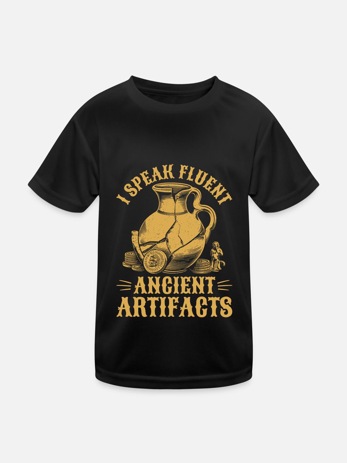 Curator - Kids Functional T-Shirt - black - Front