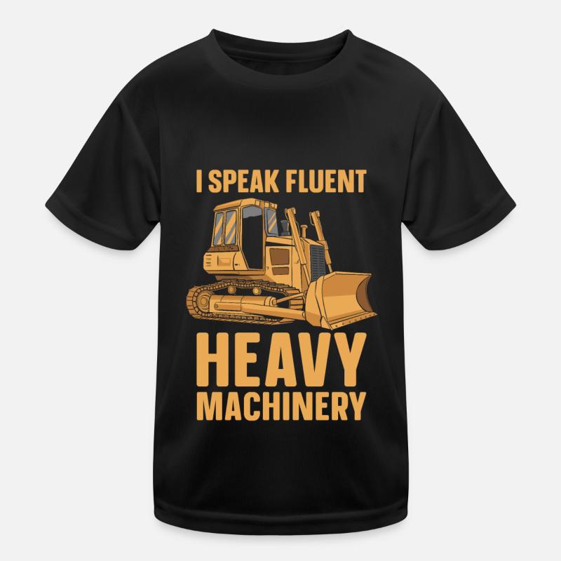 Bulldozer Planierraupe Kids Functional T-Shirt