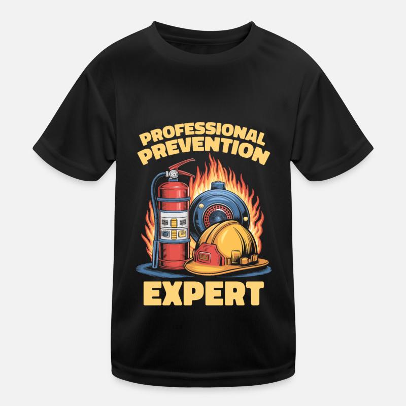 Fire marshal Kids Functional T-Shirt