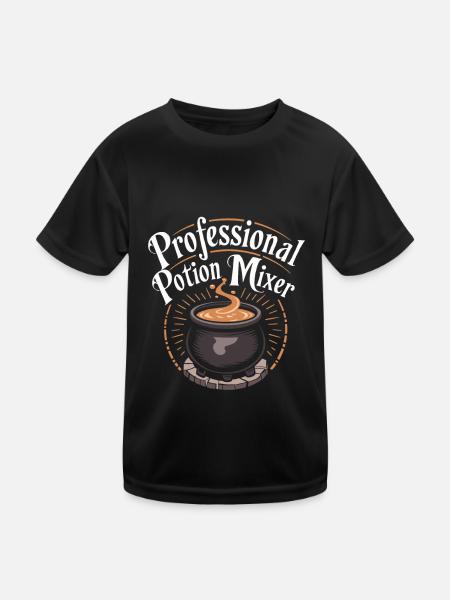 Alchimiste - T-shirt sport Enfant - noir - Devant