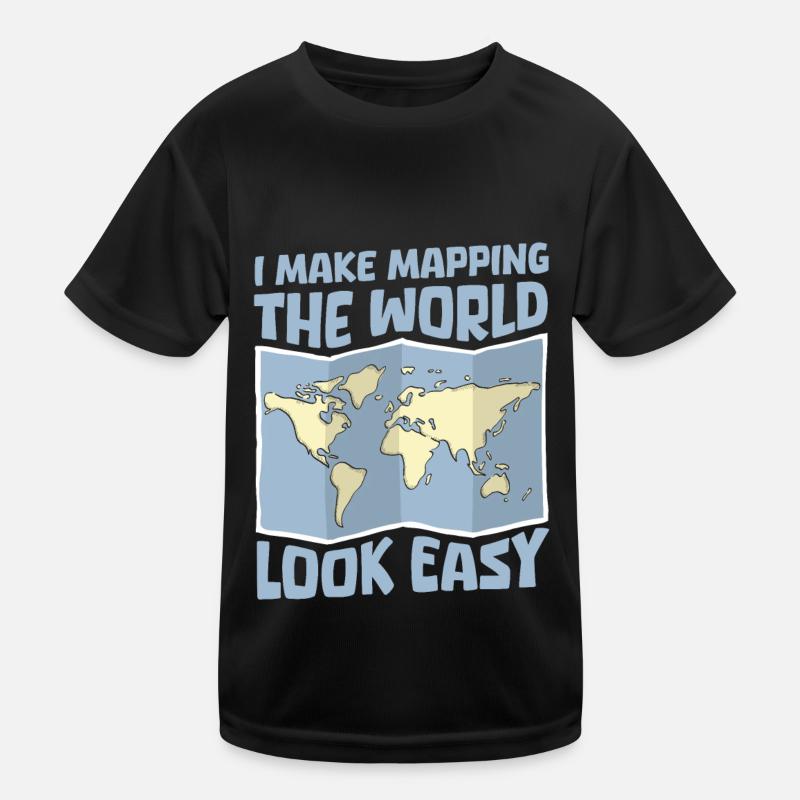 Géographe de géographie T-shirt sport Enfant