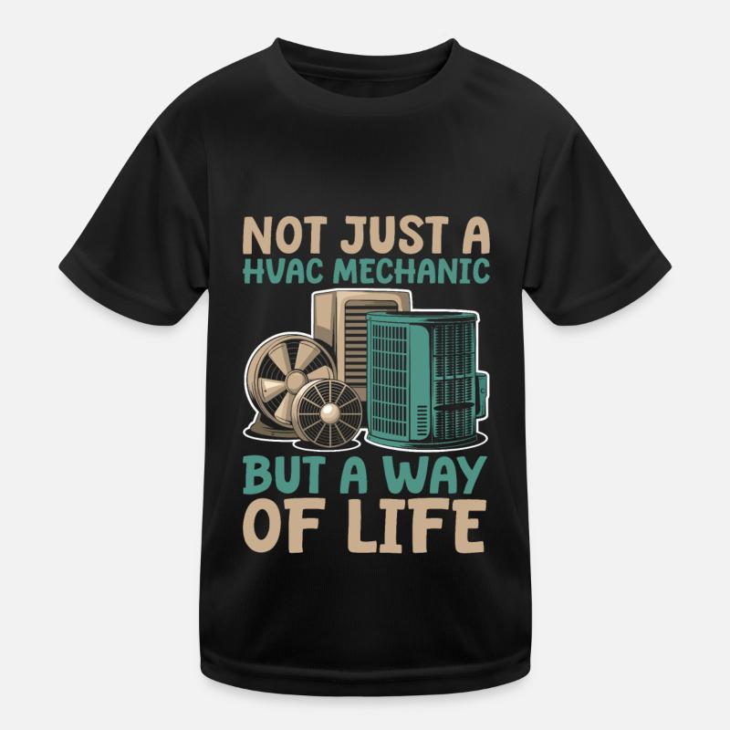 HVAC Technician Kids Functional T-Shirt