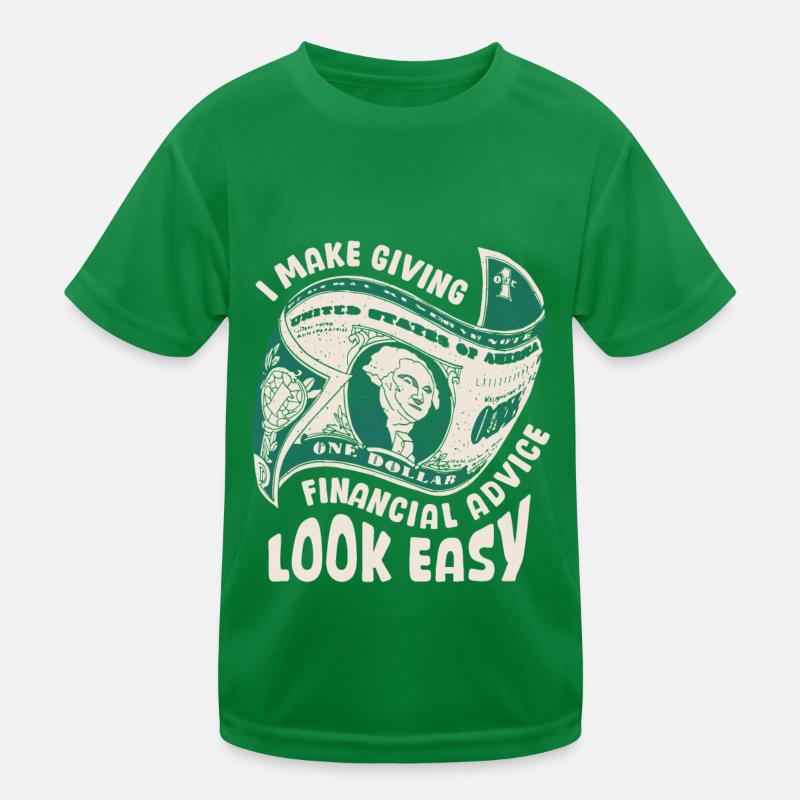 Financial adviser Kids Functional T-Shirt