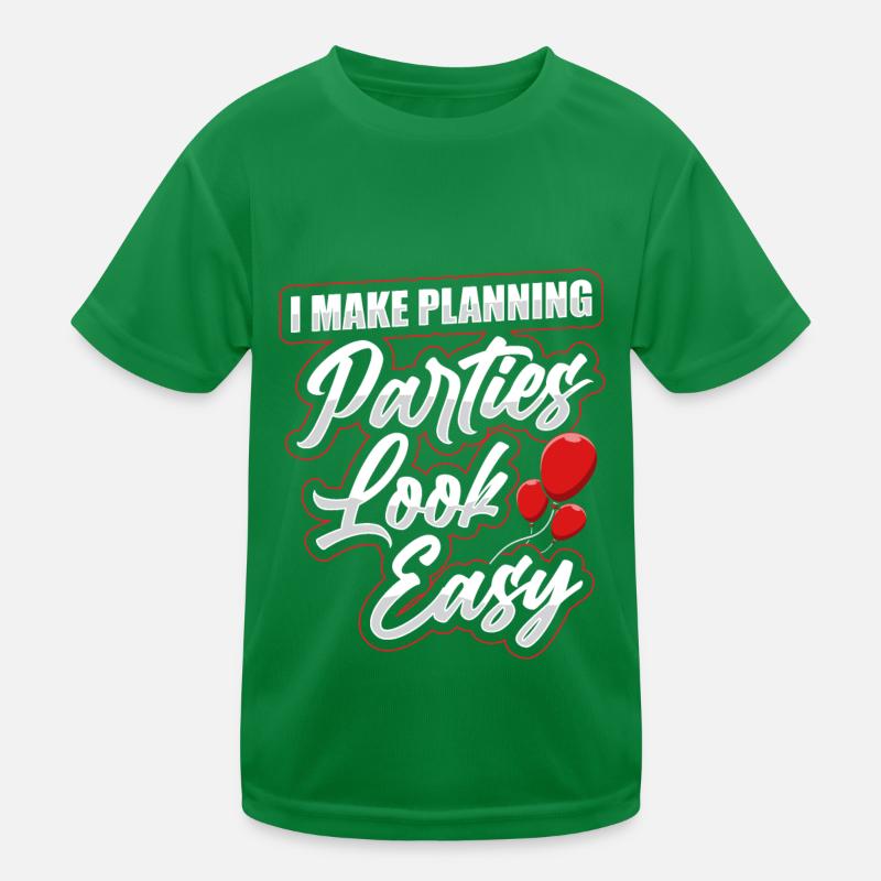 Event planner Kids Functional T-Shirt