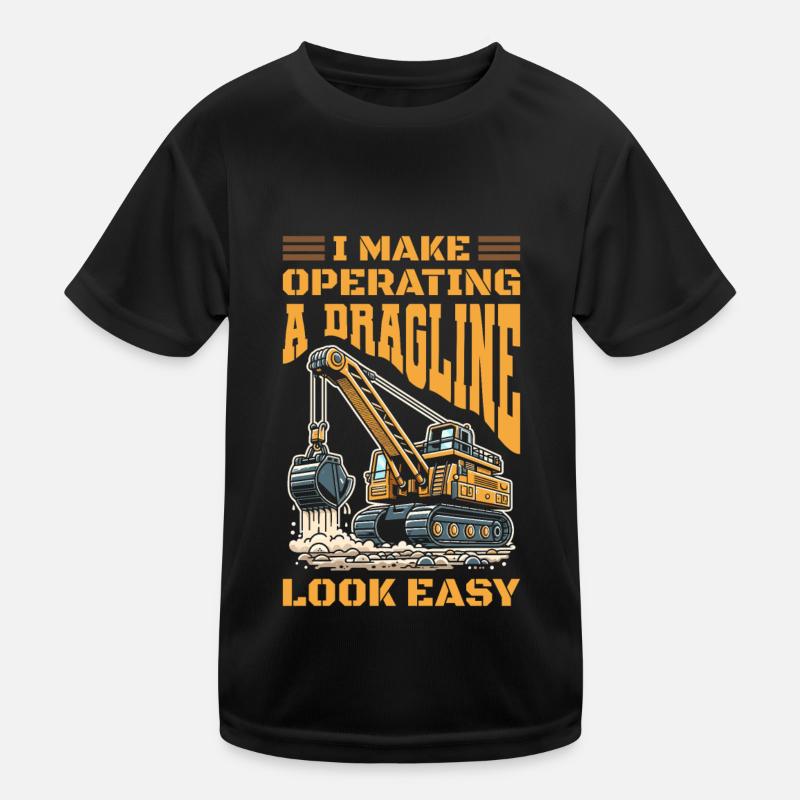 Tow line operators Kids Functional T-Shirt