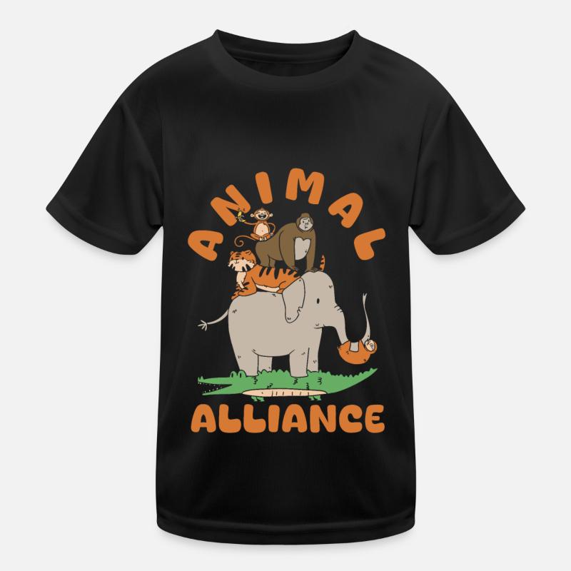 Tierpfleger Team Kinder Funktions-T-Shirt