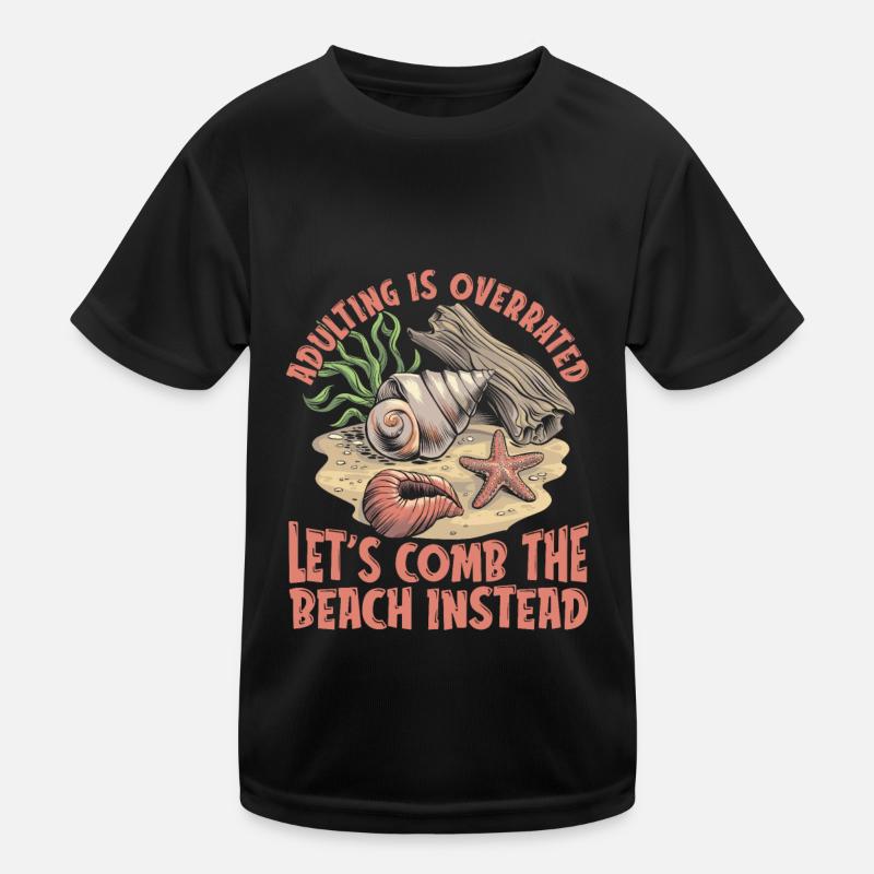 Peignage de plage T-shirt sport Enfant