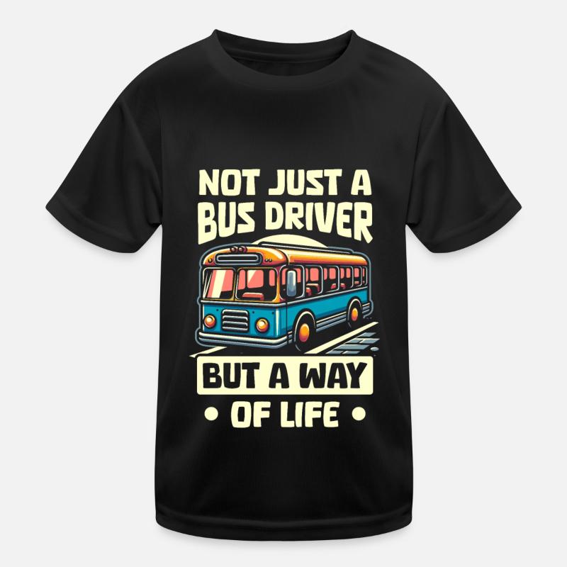 Chauffeur d'autobus T-shirt sport Enfant