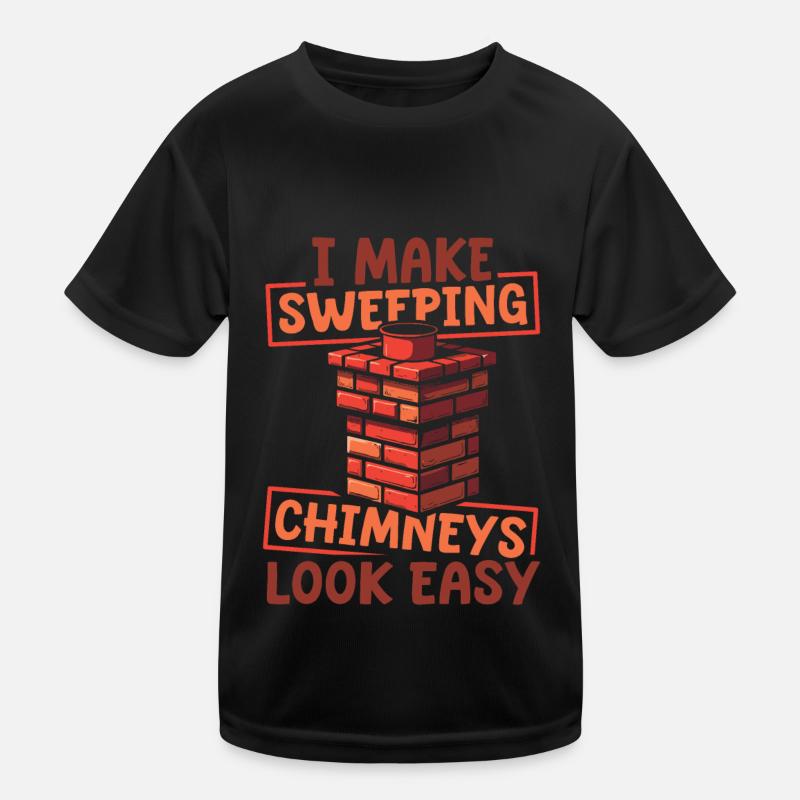 Chimney sweep Kids Functional T-Shirt