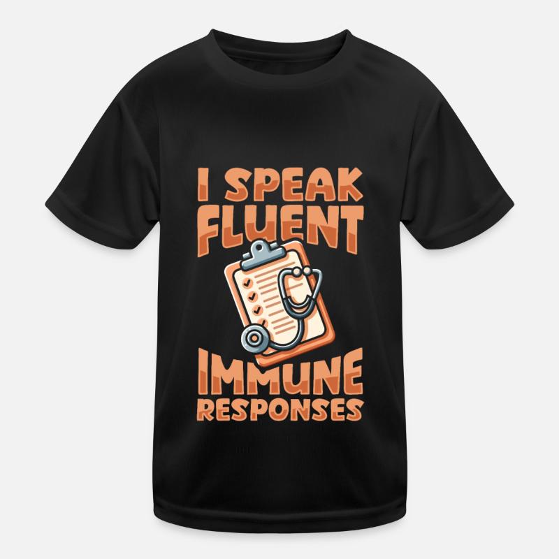Nurse Allergology Immunology Kids Functional T-Shirt