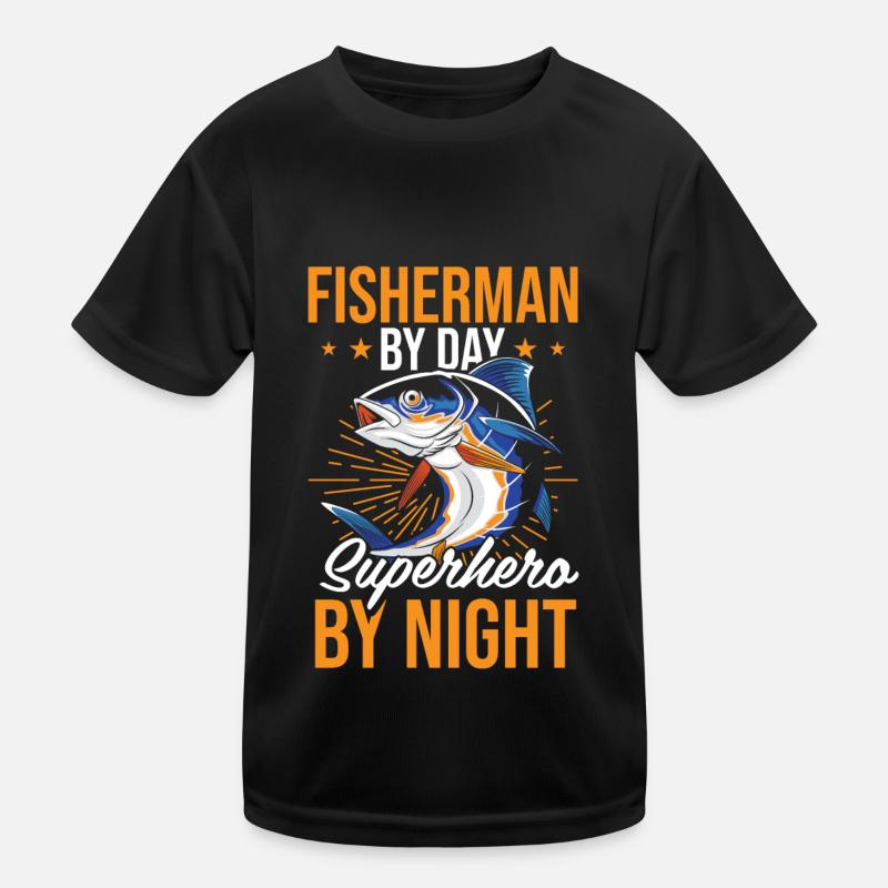 Fisherman Kids Functional T-Shirt