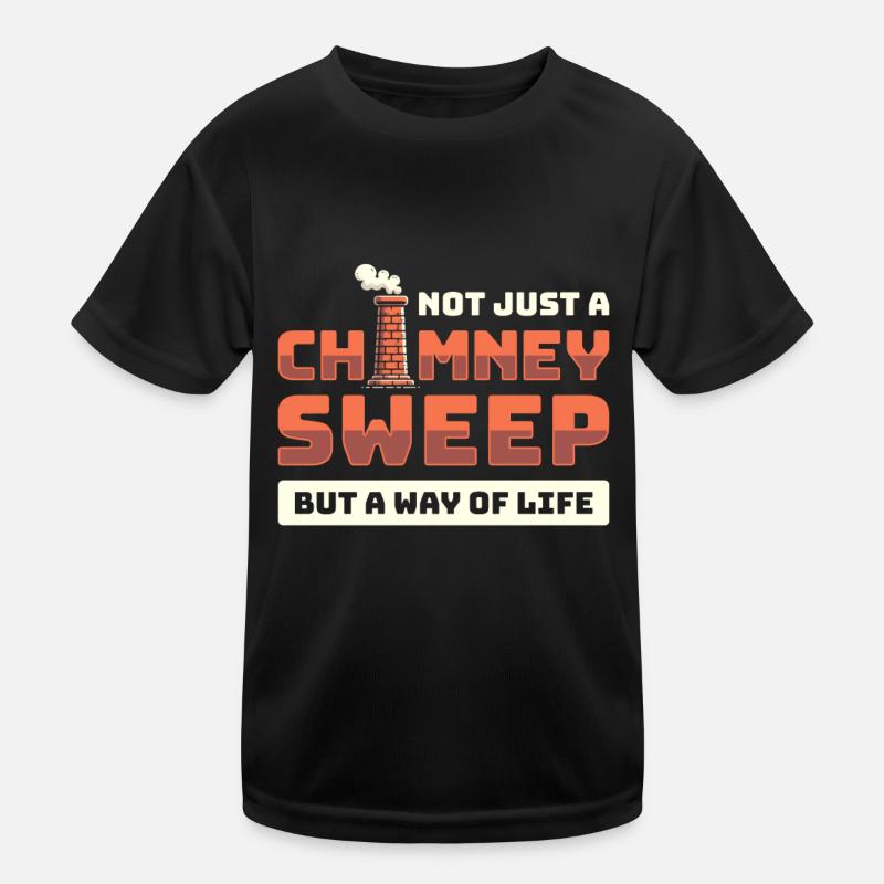 Chimney sweep Kids Functional T-Shirt