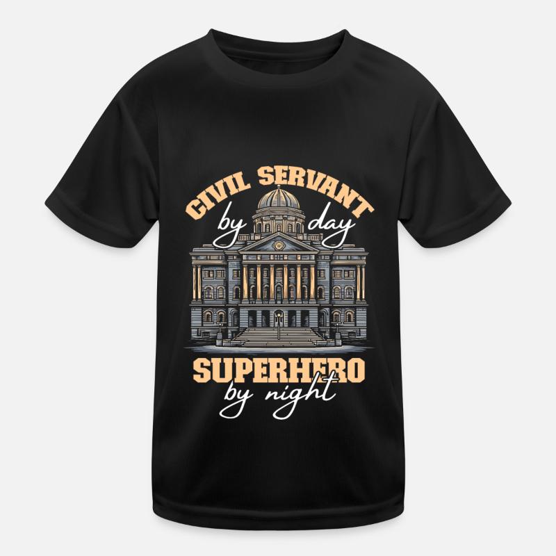 Fonctionnaire T-shirt sport Enfant